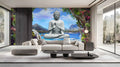 3D Buddha Wallpaper Mural for Living Room