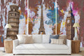 Abstract City Art Wallpaper Mural WM502254480 for Living Room