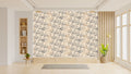 Abstract Face Line Wallpaper Mural WM377847074 for Living Room