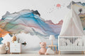 Abstract Ink Landscape Wallpaper Mural WM315861249 for Kids Room