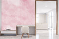 Abstract Pink Marble Art Wallpaper Mural WM387055065 for Study Area