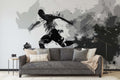 Abstract Soccer Art Wallpaper Mural WM704766834 for Living Room