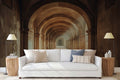 Ancient Courtyard Passage Wallpaper Mural WM886267794 for Living Room