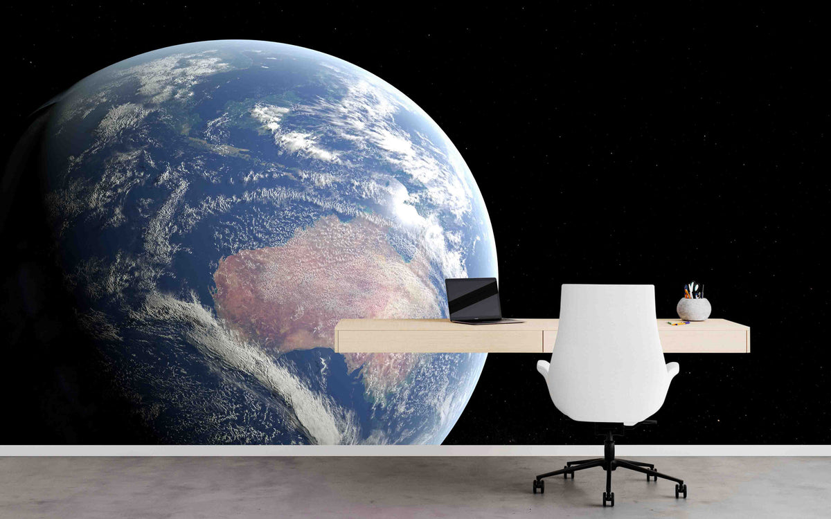 Australia from Space Wall Mural for Study Area