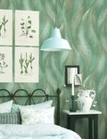 Broad Leaves Botanical Green Wallpaper - 11407