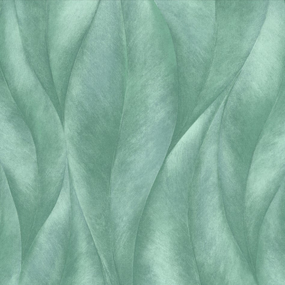 Broad Leaves Botanical Green Wallpaper - 11407