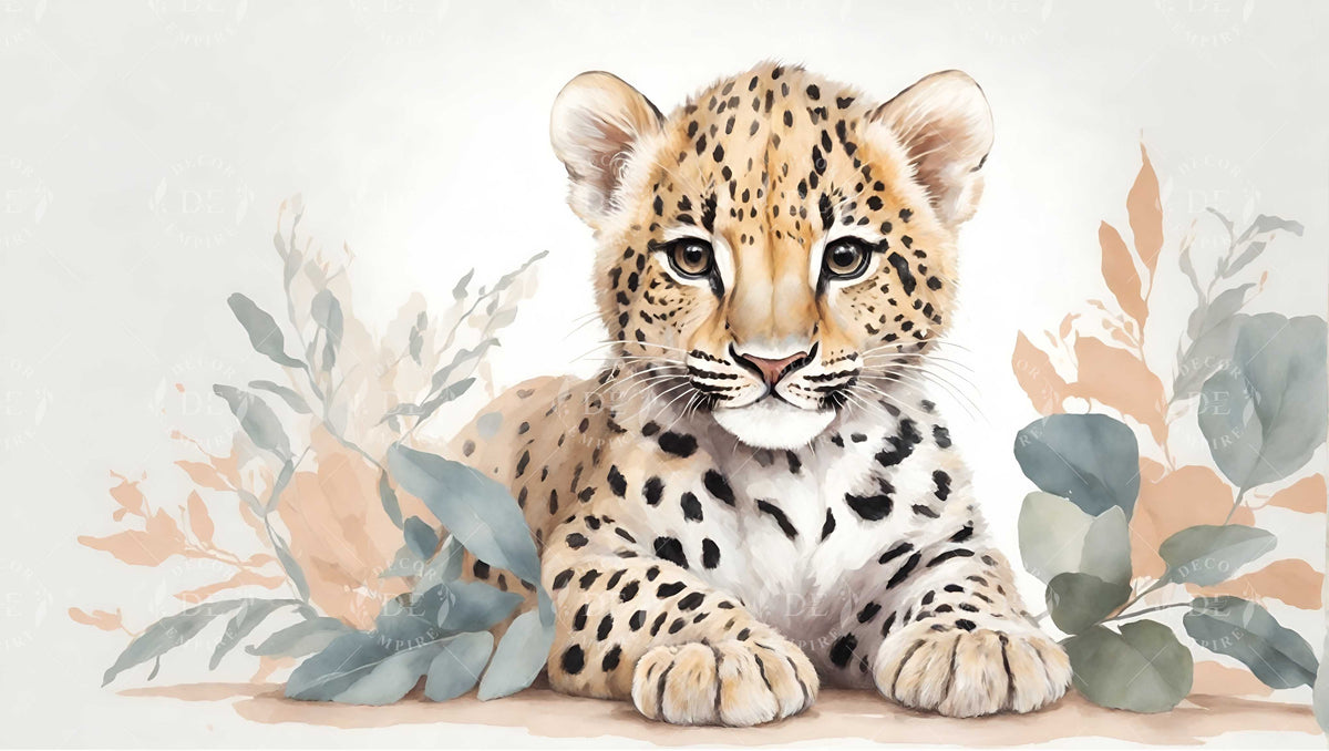Baby Cheetah Wallpaper Mural