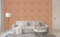 Beige Boho Pattern Wallpaper Mural WM501765310 for Living Room