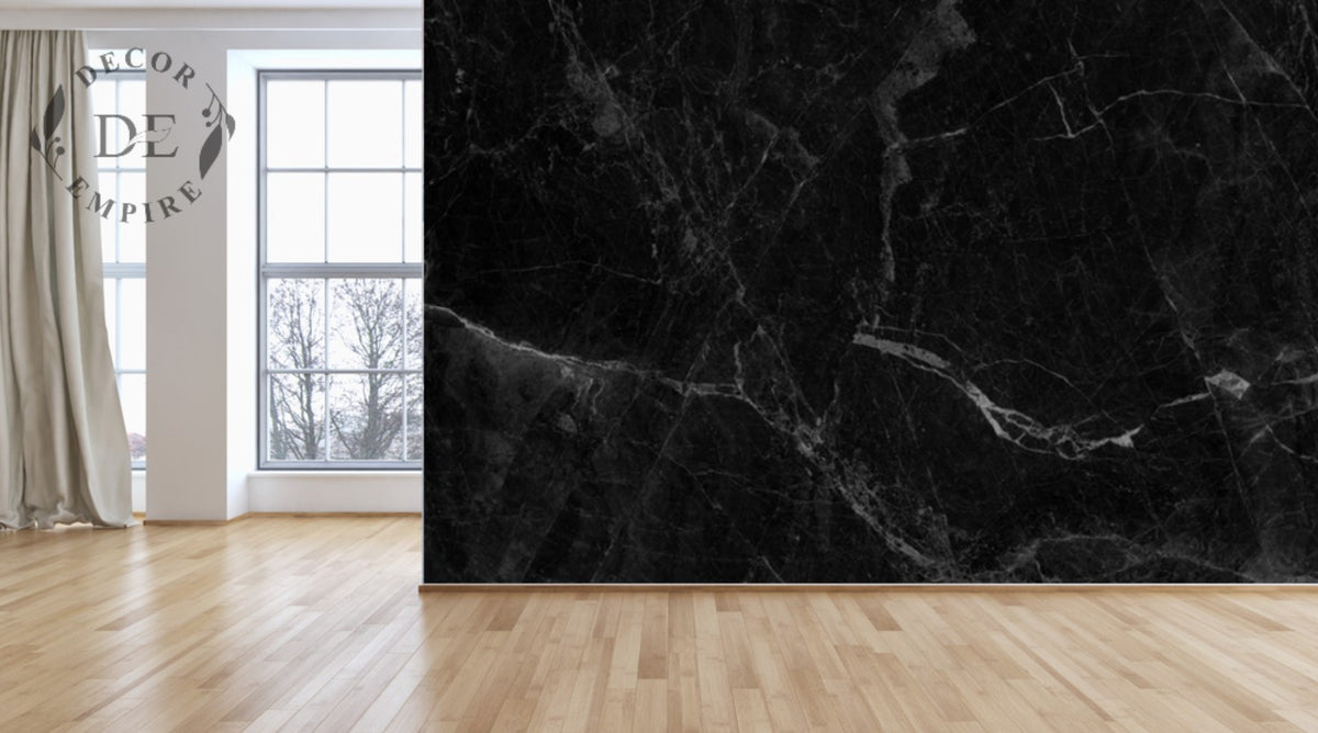 Black and White Marble Wallpaper Mural