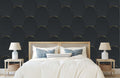 Black Geometric Tile Wallpaper Mural WM729129500 for Bedroom