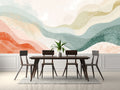 Boho Floral Nature Wallpaper Mural WM728836077 for Dining Area