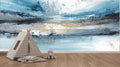 Boho Ocean Waves Wallpaper Mural WM573871825 for Kids Room