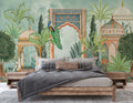 Botanical Peacock Wallpaper Mural WM933057284 for Bedroom