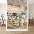 British Dinner Scene Wallpaper Mural WM162451523 for Living Room