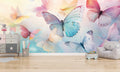 Colorful Butterfly Wallpaper Wall - WM964096053 for Kids Room