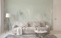 Decorative Feathers Bliss Wall Mural for Living Room