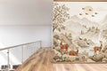 Deer Mountain Landscape Wall Mural WMWM10000180 for Rumpus