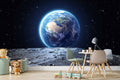 Earth From The Moon Wallpaper Mural WM80974696 for Kids Room