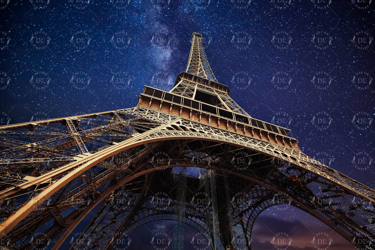 Eiffel Tower Night View Wallpaper Mural