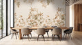 Elegant Botanical Wallpaper Mural WM10000003 for Dining Area