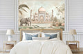 Elephant and Taj Mahal Wallpaper Mural WM920217877 for Bedroom