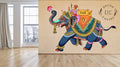 Traditional India Rajasthan Elephant Wallpaper Mural