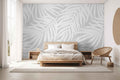 Exotic Broad Leaves Wallpaper Mural for Bedroom