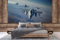 Fighter Jet Formation Wallpaper Mural WM1003884869 for Bedroom