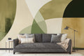 Geometric Mosaic Wallpaper Mural WM843900937 for Living Room