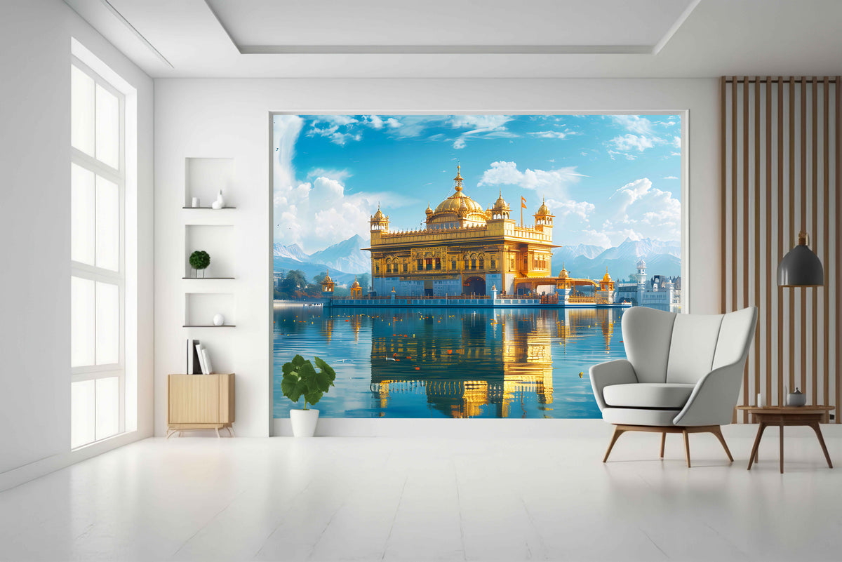 Golden Temple Amritsar Wall Mural for Living Room