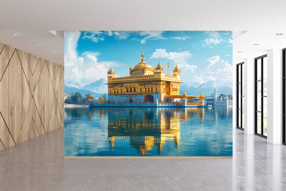 Golden Temple Amritsar Wall Mural for Office