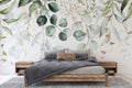 Green & Gold Leaves Wallpaper Mural WM561050331 for Bedroom