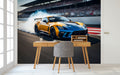 High-Speed Racing Car Wallpaper Mural WM701946002 for Kids Study