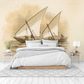 Historic Bombay Fishing Boat Wallpaper Mural WM162276712 for Bedroom