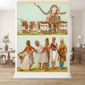 Historic Indian Wedding Wallpaper Mural WM162289245 for Living Room
