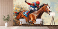 Horse Racing Action Wallpaper Mural WM947560815 for Living Room