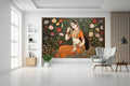 Indian Queen Traditional Wallpaper Mural for Living Room