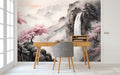Japanese Sumi-E Landscape Wallpaper Mural WM808607567 for Study Area