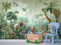 Jungle Safari Animals Wallpaper Mural WM848065426 for Kids Room