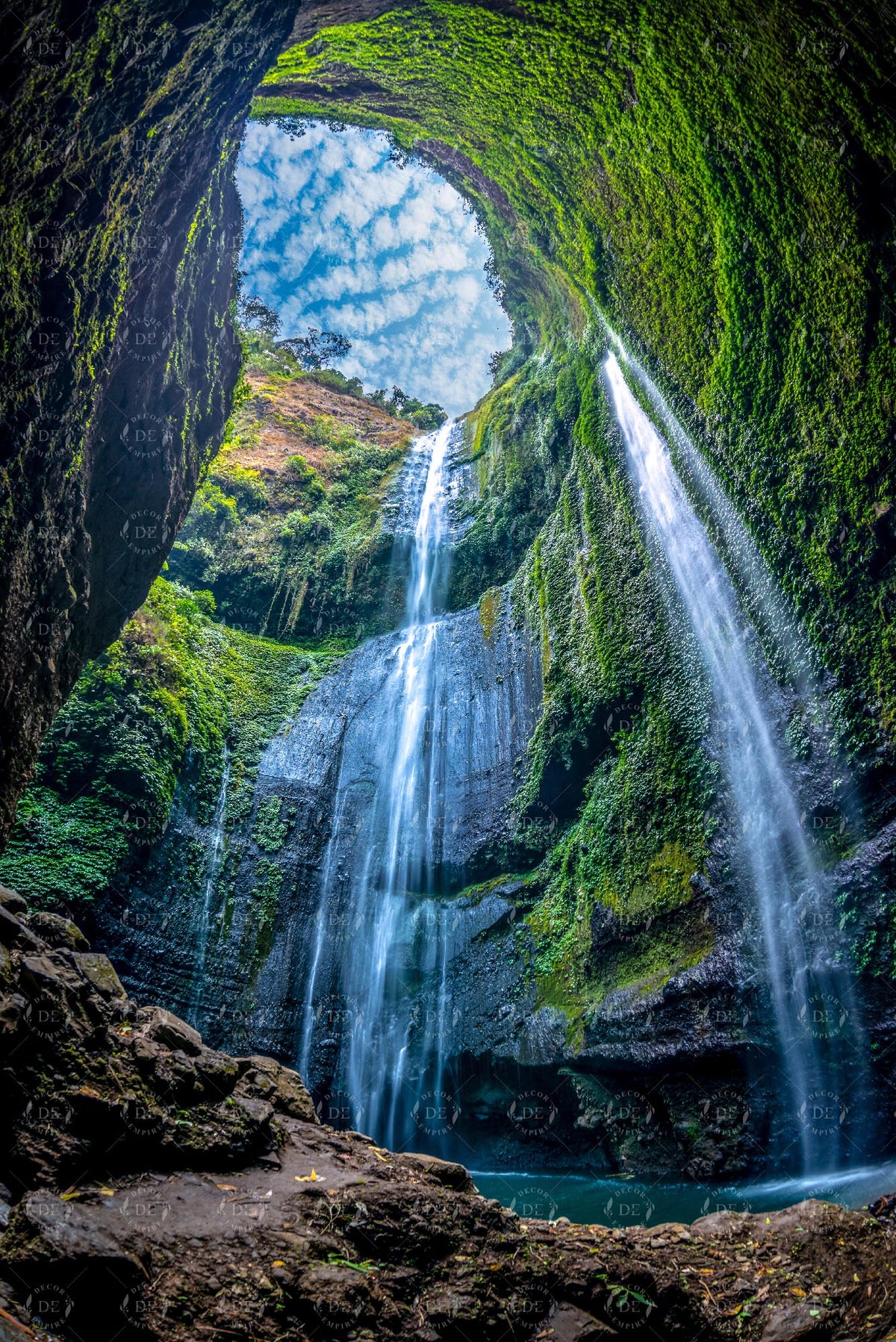 Lush Waterfall Jungle Wallpaper Mural