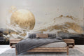 Luxury Abstract Gold Art Wallpaper Mural WM851905024 for Bedroom