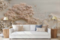 Luxury Beige Blossom Tree Landscape Wallpaper Mural WM850579730 for Living Room