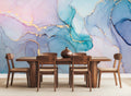 Luxury Fluid Art Wallpaper Mural WM405443340 for Dining Area