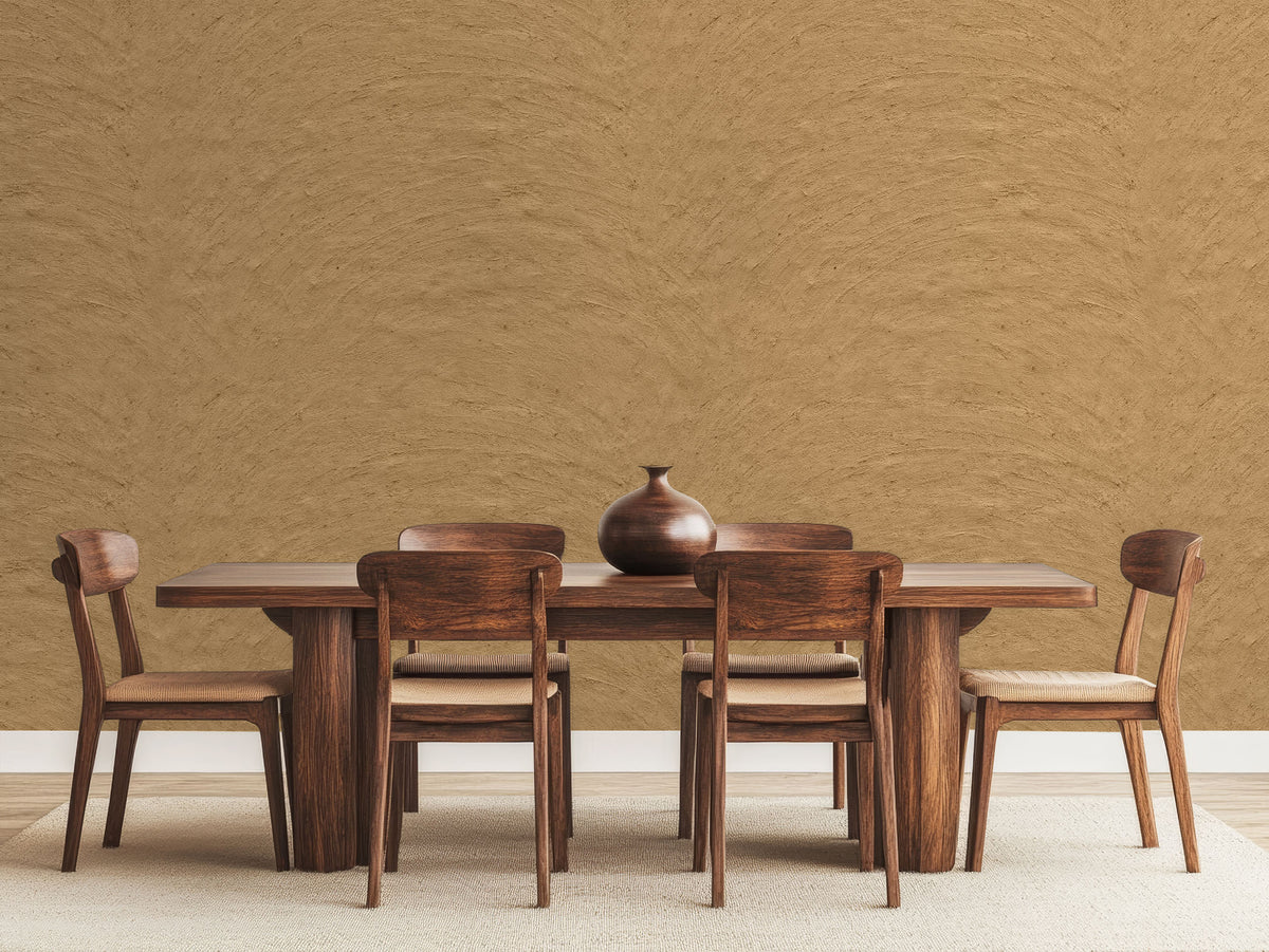 North Indian Mud Wall Texture Wallpaper Mural - Mitti Di Lipai