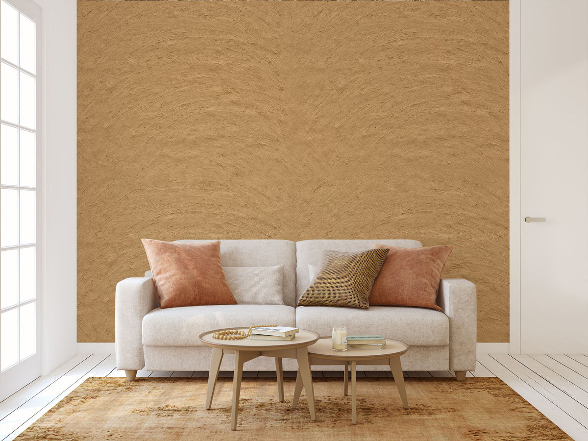 North Indian Mud Wall Texture Wallpaper Mural - Mitti Di Lipai