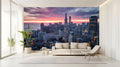 Majestic San Francisco Skyline at Sunrise Wallpaper Mural for Living Area