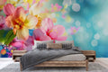 Majestic Spring Bloom Floral Wallpaper Mural for Bedroom
