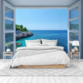 Mediterranean Sea View Wallpaper Mural WM869917558 for Bedroom