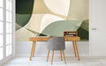 Minimal Geometric Wallpaper Mural WM843900801 for Study Area