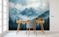 Misty Mountain Landscape Wallpaper Mural WM941096293 for Study Area
